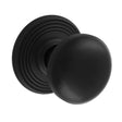 Carlisle Brass Door Furniture Matt Black / Mortice Knobs Carlisle Brass - Delamain Ringed Knob