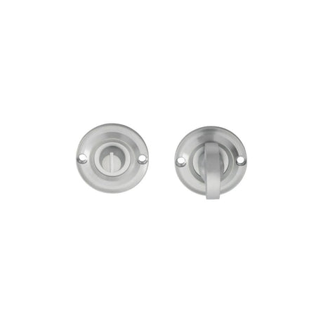 Carlisle Brass Door Furniture Satin Chrome / No Carlisle Brass - Delamain Small Turn and Release - Satin Chrome