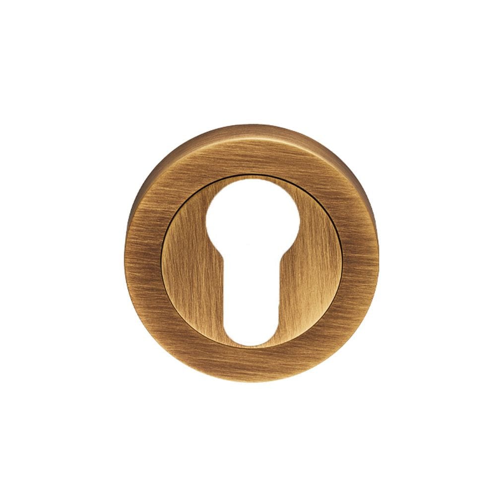 Carlisle Brass Door Furniture Antique Brass / Euro Profile Escutcheons Carlisle Brass - Euro Escutcheon - Antique Brass