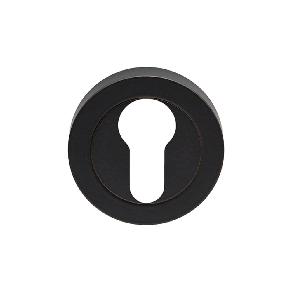 Carlisle Brass Door Furniture Matt Black / Euro Profile Escutcheons Carlisle Brass - Euro Escutcheon - Matt Black