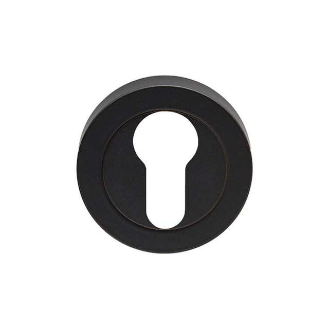 Carlisle Brass Door Furniture Matt Black / Euro Profile Escutcheons Carlisle Brass - Euro Escutcheon - Matt Black