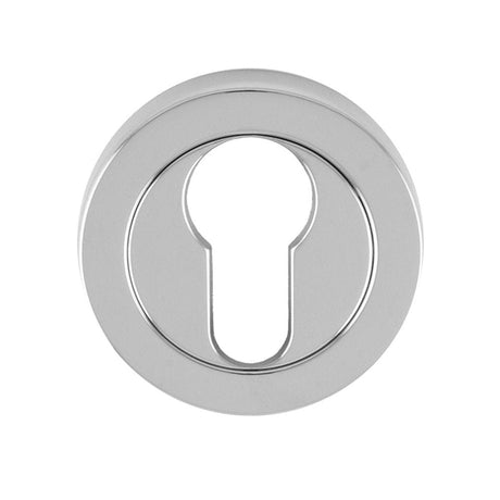 Carlisle Brass Door Furniture Polished Chrome / Euro Profile Escutcheons Carlisle Brass - Euro Escutcheon - Polished Chrome