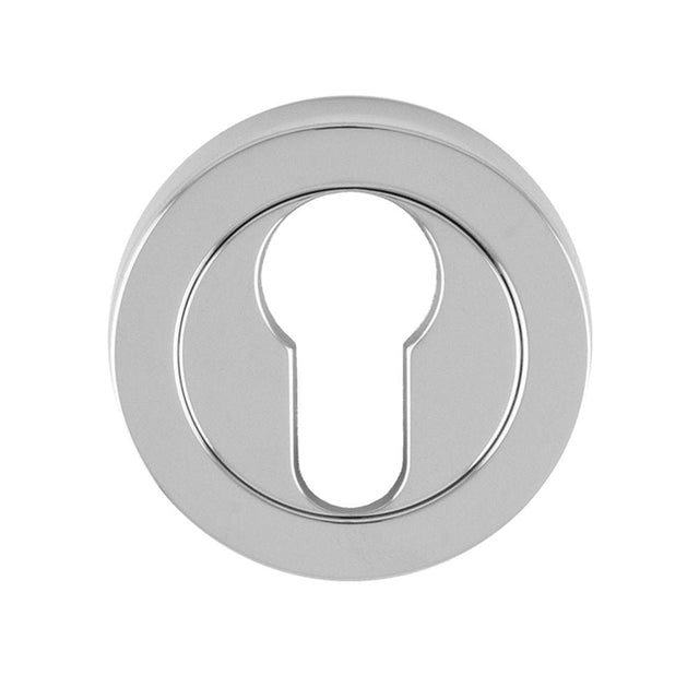 Carlisle Brass Door Furniture Polished Chrome / Euro Profile Escutcheons Carlisle Brass - Euro Escutcheon - Polished Chrome