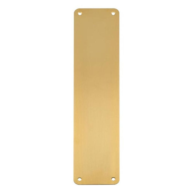 Carlisle Brass Door Furniture Satin PVD / Finger Plates / 350 x 75mm Carlisle Brass - Finger Plate Plain 350 x 75mm - Satin PVD