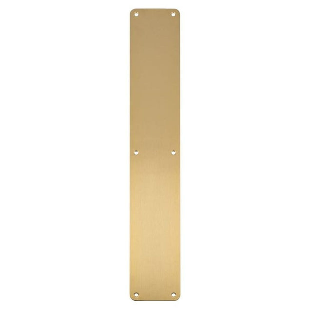 Carlisle Brass Door Furniture Satin PVD / Finger Plates / 500 x 75mm Carlisle Brass - Finger Plate Plain 500 x 75mm - Satin PVD