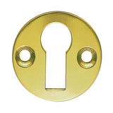 Carlisle Brass Door Furniture Polished Brass / Mortice Key Profile Escutcheons Carlisle Brass - Flat Escutcheon - Polished Brass