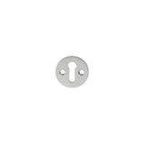 Carlisle Brass Door Furniture Satin Chrome / Mortice Key Profile Escutcheons Carlisle Brass - Flat Escutcheon - Satin Chrome