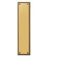 Carlisle Brass Door Furniture Polished Brass / Finger Plates / 302 x 74mm Carlisle Brass - Georgian Finger Plate 302 x 74mm - Polished Brass
