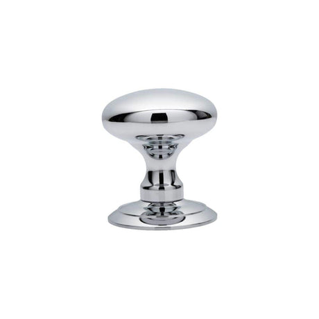 Carlisle Brass Door Furniture Polished Chrome / Mortice Knobs Carlisle Brass - Ice Large Mortice Knob - Polished Chrome