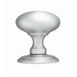 Carlisle Brass Door Furniture Satin Chrome / Mortice Knobs Carlisle Brass - Ice Large Mortice Knob - Satin Chrome