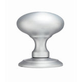 Carlisle Brass Door Furniture Satin Chrome / Mortice Knobs Carlisle Brass - Ice Large Mortice Knob - Satin Chrome