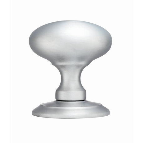 Carlisle Brass Door Furniture Satin Chrome / Mortice Knobs Carlisle Brass - Ice Large Mortice Knob - Satin Chrome