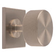 Carlisle Brass Cabinet Hardware Satin Nickel / Cabinet Knob on Backplate Carlisle Brass - Knurled Radio Knob on Backplate