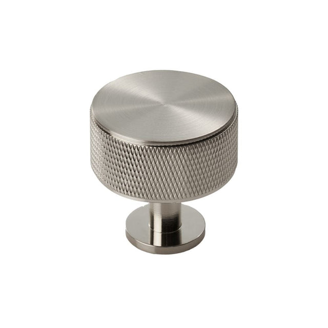 Carlisle Brass Cabinet Hardware Satin Nickel / Cabinet Knobs / 35mm Dia. Carlisle Brass - Knurled Radio Knob - Satin Nickel