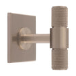 Carlisle Brass Cabinet Hardware Satin Nickel / Cabinet T-Pulls Carlisle Brass - Knurled T-Bar on backplate