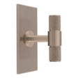 Carlisle Brass Cabinet Hardware Satin Nickel / Cabinet T-Pulls Carlisle Brass - Knurled T-Bar on backplate
