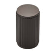 Carlisle Brass Cabinet Hardware Matt Black / Cabinet Knobs / 18mm Dia. Carlisle Brass - Lines Knob - Matt Black