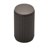 Carlisle Brass Cabinet Hardware Matt Black / Cabinet Knobs / 18mm Dia. Carlisle Brass - Lines Knob - Matt Black