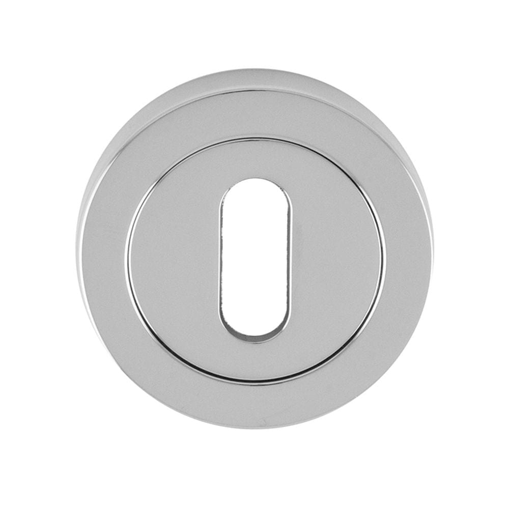 Carlisle Brass Door Furniture Polished Chrome / Mortice Key Profile Escutcheons Carlisle Brass - Lock Escutcheon - Polished Chrome
