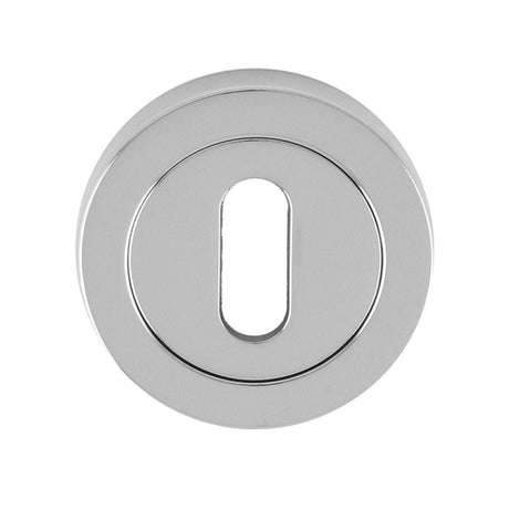 Carlisle Brass Door Furniture Polished Chrome / Mortice Key Profile Escutcheons Carlisle Brass - Lock Escutcheon - Polished Chrome