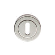 Carlisle Brass Door Furniture Polished Nickel / Mortice Key Profile Escutcheons Carlisle Brass - Lock Escutcheon - Polished Nickel