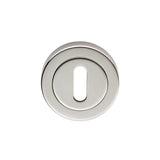 Carlisle Brass Door Furniture Polished Nickel / Mortice Key Profile Escutcheons Carlisle Brass - Lock Escutcheon - Polished Nickel