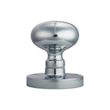 Carlisle Brass Door Furniture Polished Chrome / Mortice Knobs Carlisle Brass - Mushroom Mortice Knob - Polished Chrome