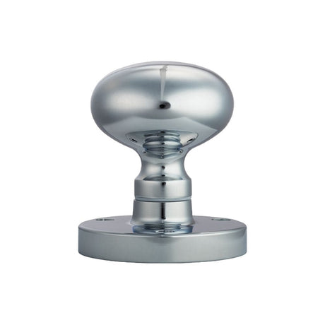 Carlisle Brass Door Furniture Polished Chrome / Mortice Knobs Carlisle Brass - Mushroom Mortice Knob - Polished Chrome