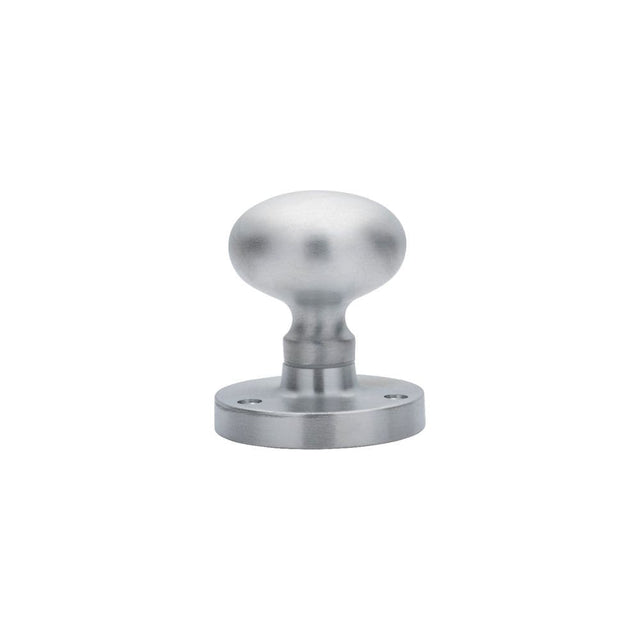 Carlisle Brass Door Furniture Satin Chrome / Mortice Knobs Carlisle Brass - Mushroom Mortice Knob - Satin Chrome
