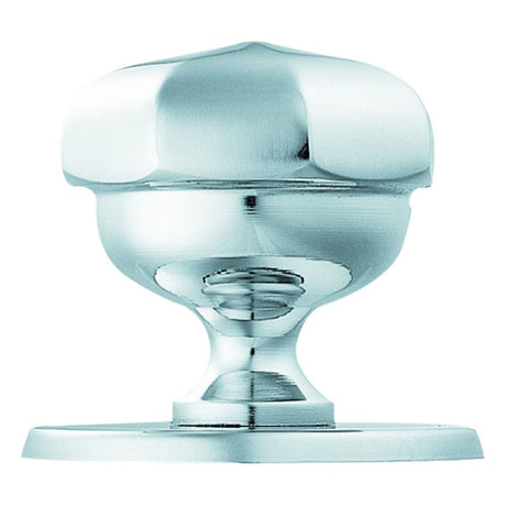 Carlisle Brass Door Furniture Polished Chrome / Octagonal Centre Door Knob Carlisle Brass - Octagonal Centre Door Knob - Polished Chrome