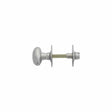 Carlisle Brass Locks & Latches Satin Chrome / Turn for Rack Bolt Carlisle Brass - Oval Thumb Turn with Coin Release - Satin Chrome