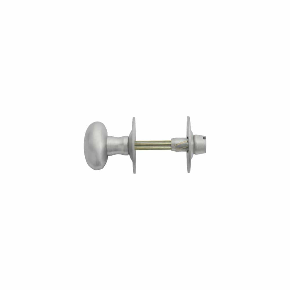 Carlisle Brass Locks & Latches Satin Chrome / Turn for Rack Bolt Carlisle Brass - Oval Thumb Turn with Coin Release - Satin Chrome