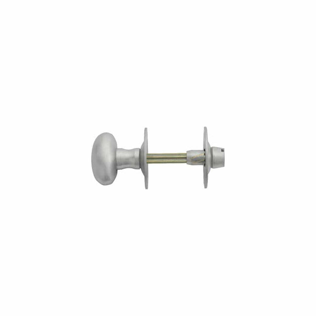 Carlisle Brass Locks & Latches Satin Chrome / Turn for Rack Bolt Carlisle Brass - Oval Thumb Turn with Coin Release - Satin Chrome