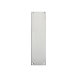 Carlisle Brass Door Furniture Satin Chrome / Finger Plates / 295 x 73mm Carlisle Brass - Plain Finger Plate 295 x 73mm - Satin Chrome