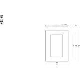 Carlisle Brass Door Furniture Polished Chrome / Letter Plates / 255 x 80mm Carlisle Brass - Plain Letter Plate 255 x 80mm - Polished Chrome