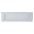 Carlisle Brass Door Furniture Polished Chrome / Letter Plates / 255 x 80mm Carlisle Brass - Plain Letter Plate 255 x 80mm - Polished Chrome