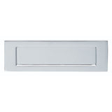 Carlisle Brass Door Furniture Polished Chrome / Letter Plates / 255 x 80mm Carlisle Brass - Plain Letter Plate 255 x 80mm - Polished Chrome