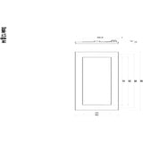 Carlisle Brass Door Furniture Satin Chrome / Letter Plates / 282 x 80mm Carlisle Brass - Plain Letter Plate 282 x 80mm - Satin Chrome