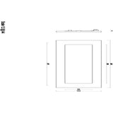 Carlisle Brass Door Furniture Stainless Brass / Letter Plates / 305 x 104mm Carlisle Brass - Plain Letter Plate 305.5 x 104mm - Stainless Brass
