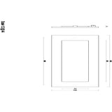 Carlisle Brass Door Furniture Satin Chrome / Letter Plates / 405 x 125mm Carlisle Brass - Plain Letter Plate 405 x 125mm - Satin Chrome