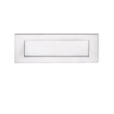 Carlisle Brass Door Furniture Satin Chrome / Letter Plates / 405 x 125mm Carlisle Brass - Plain Letter Plate 405 x 125mm - Satin Chrome