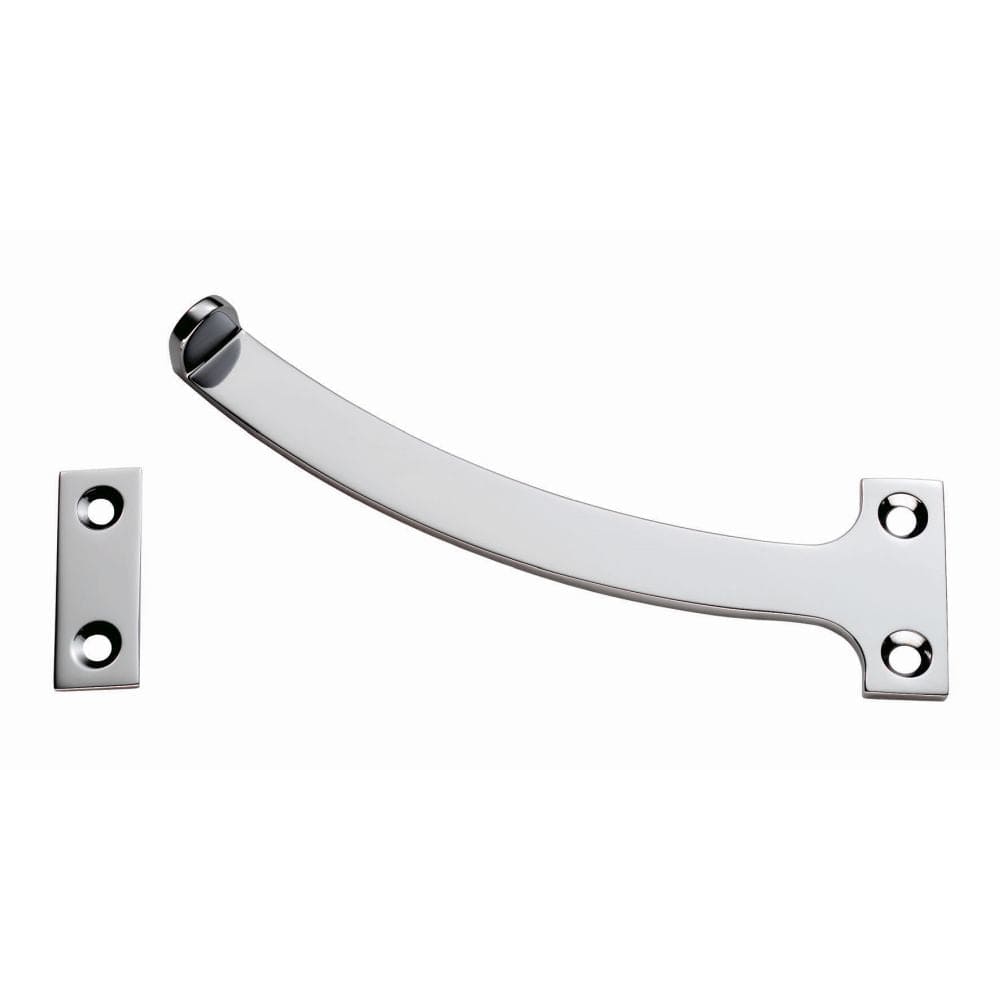 Carlisle Brass Window Furniture Polished Chrome / Quadrant Arm Stay Carlisle Brass - Quadrant Arm Stay (Pair) - Polished Chrome