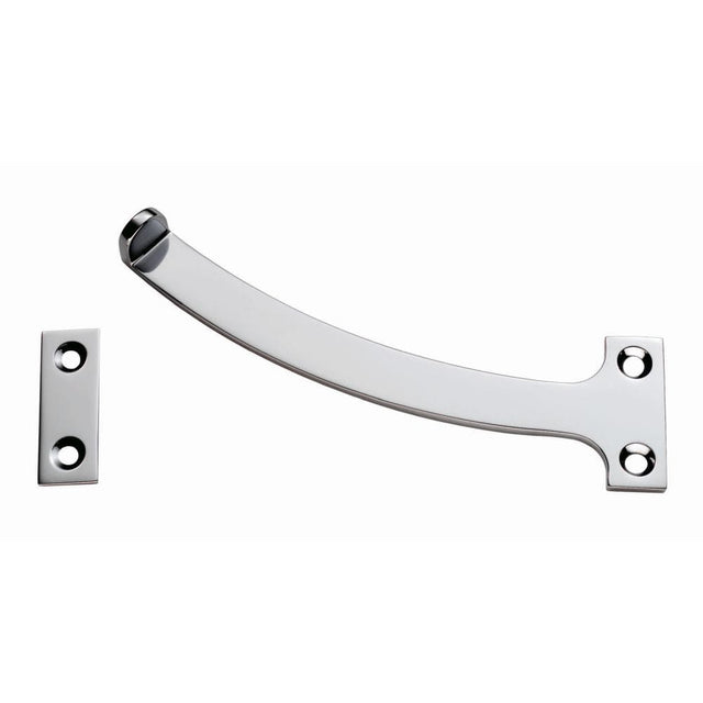 Carlisle Brass Window Furniture Polished Chrome / Quadrant Arm Stay Carlisle Brass - Quadrant Arm Stay (Pair) - Polished Chrome