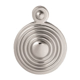 Carlisle Brass Door Furniture Polished Chrome / Mortice Key Profile Escutcheons Carlisle Brass - Queen Anne Covered Escutcheon - Polished Chrome