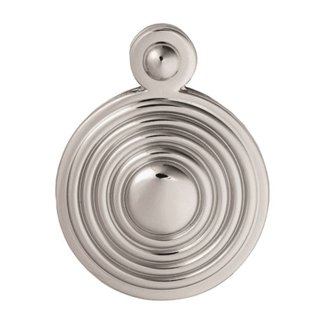 Carlisle Brass Door Furniture Polished Chrome / Mortice Key Profile Escutcheons Carlisle Brass - Queen Anne Covered Escutcheon - Polished Chrome