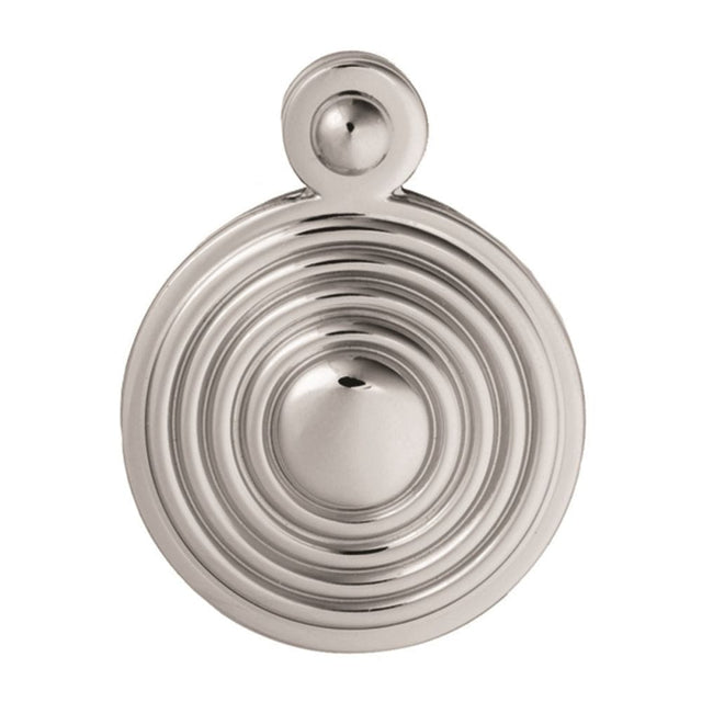 Carlisle Brass Door Furniture Polished Chrome / Mortice Key Profile Escutcheons Carlisle Brass - Queen Anne Covered Escutcheon - Polished Chrome