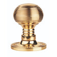 Carlisle Brass Door Furniture Polished Brass / Rim Knobs Carlisle Brass - Queen Anne Mortice Rim Knob - Polished Brass