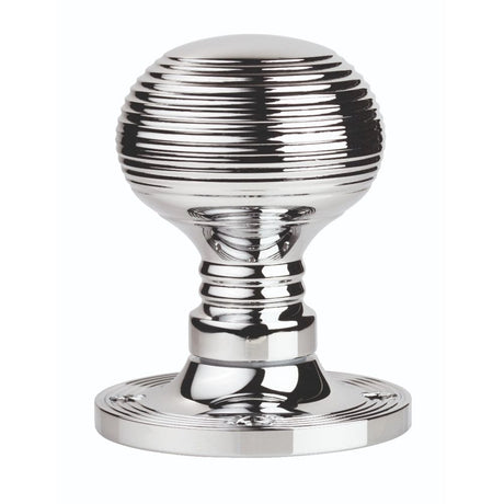 Carlisle Brass Door Furniture Polished Chrome / Rim Knobs Carlisle Brass - Queen Anne Mortice Rim Knob - Polished Chrome