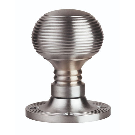 Carlisle Brass Door Furniture Satin Chrome / Rim Knobs Carlisle Brass - Queen Anne Mortice Rim Knob - Satin Chrome