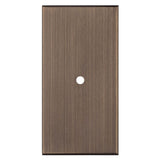 Carlisle Brass Cabinet Hardware Antique Brass / Cabinet Knob on Backplate Carlisle Brass - Rectangular Cupboard knob Backplate